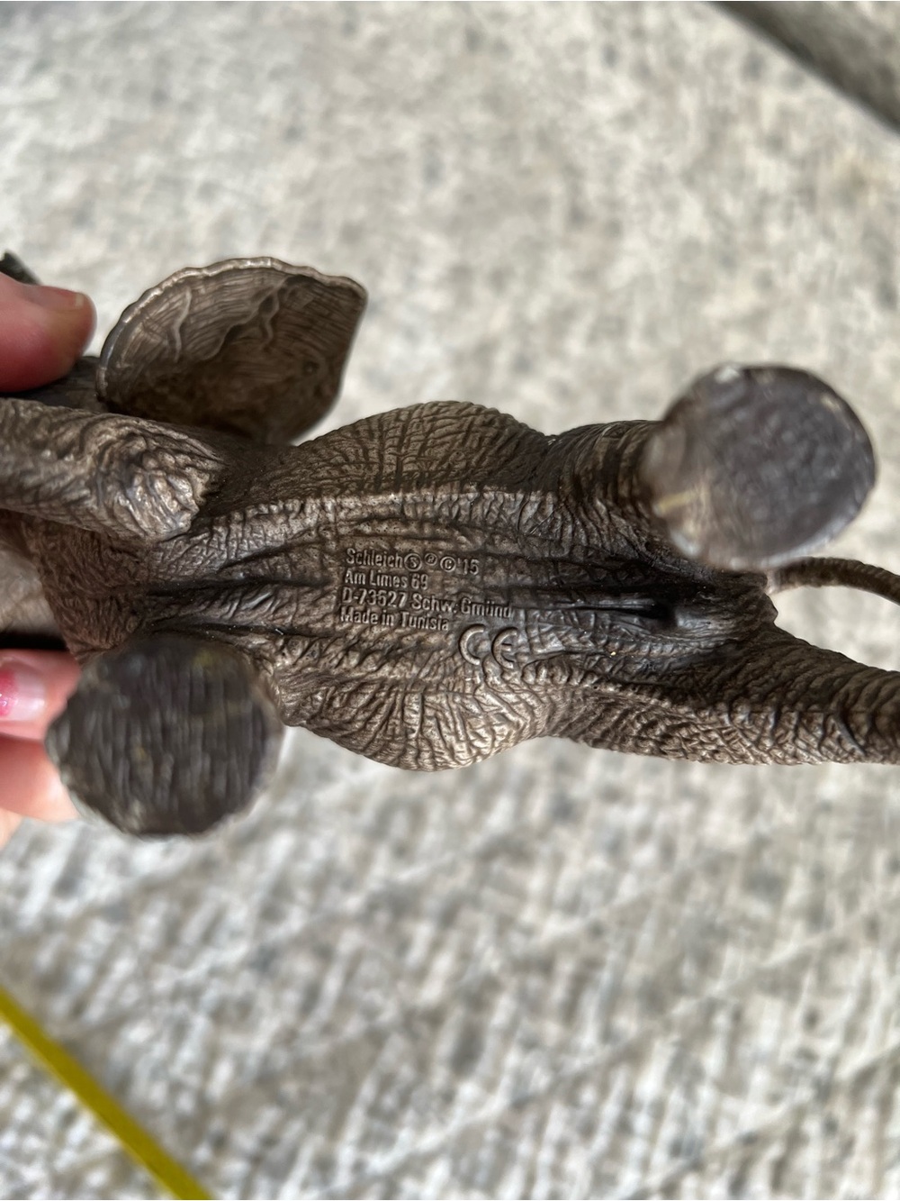 Schleich African Elephant Bull Figure 2015 Wildlife Safari Animal Toy 6.5” - Picture 4 of 4